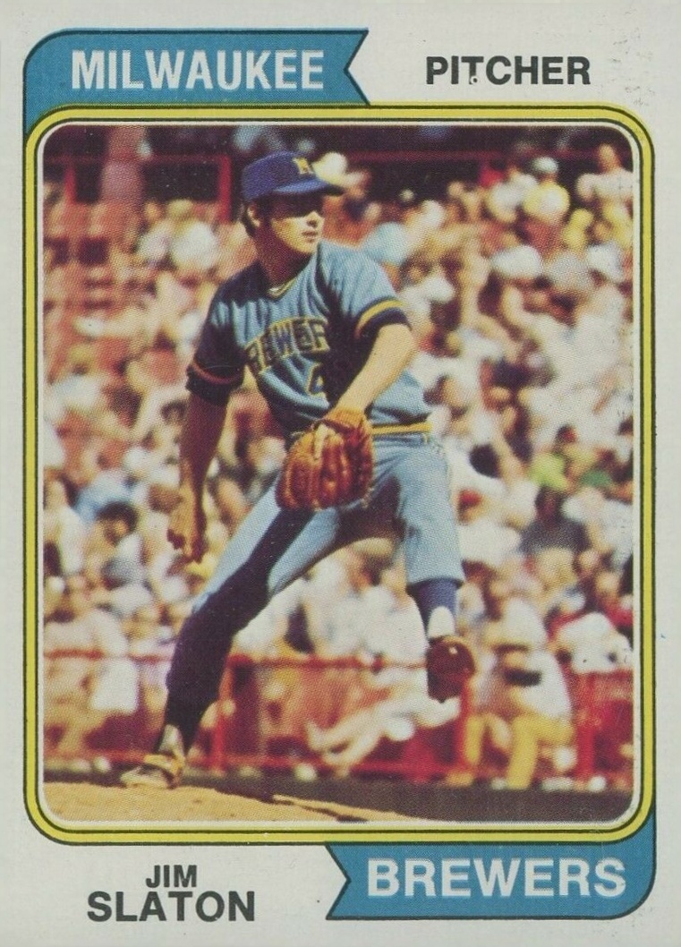 1974 Topps Jim Slanton #371 Baseball Card