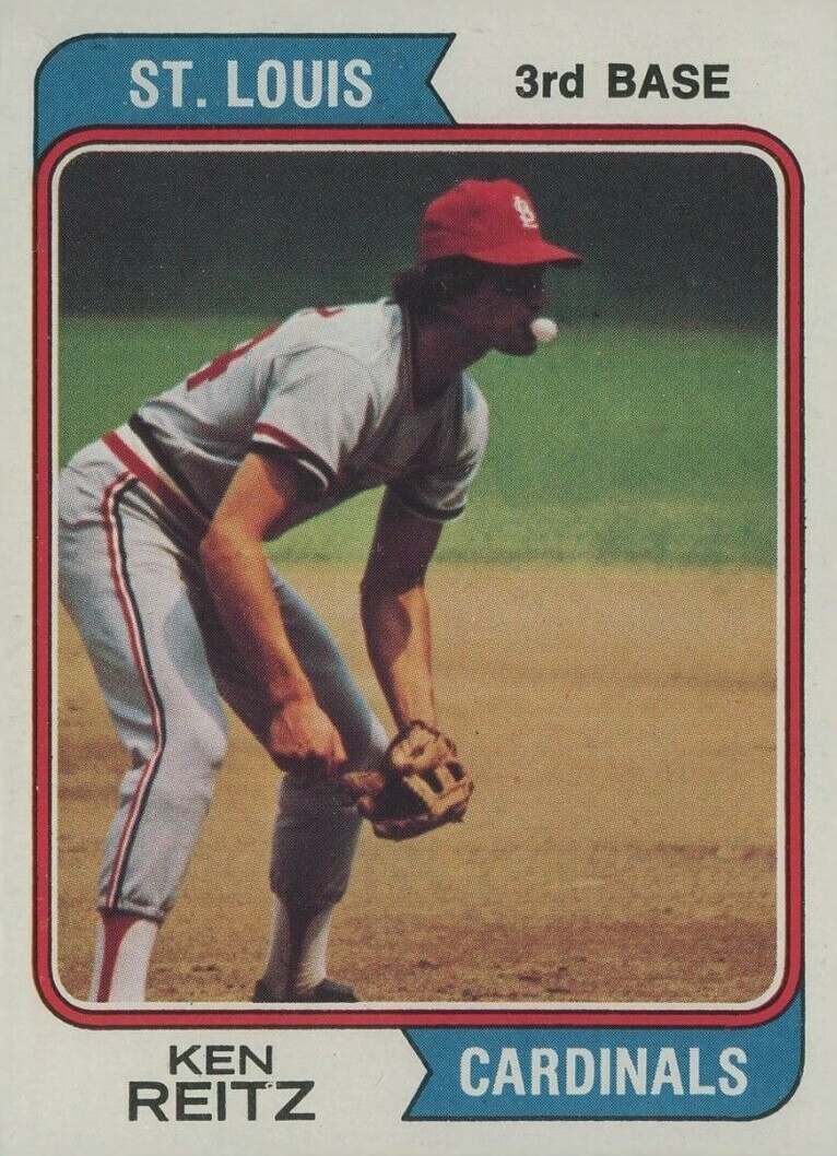 1974 Topps Ken Reitz #372 Baseball Card