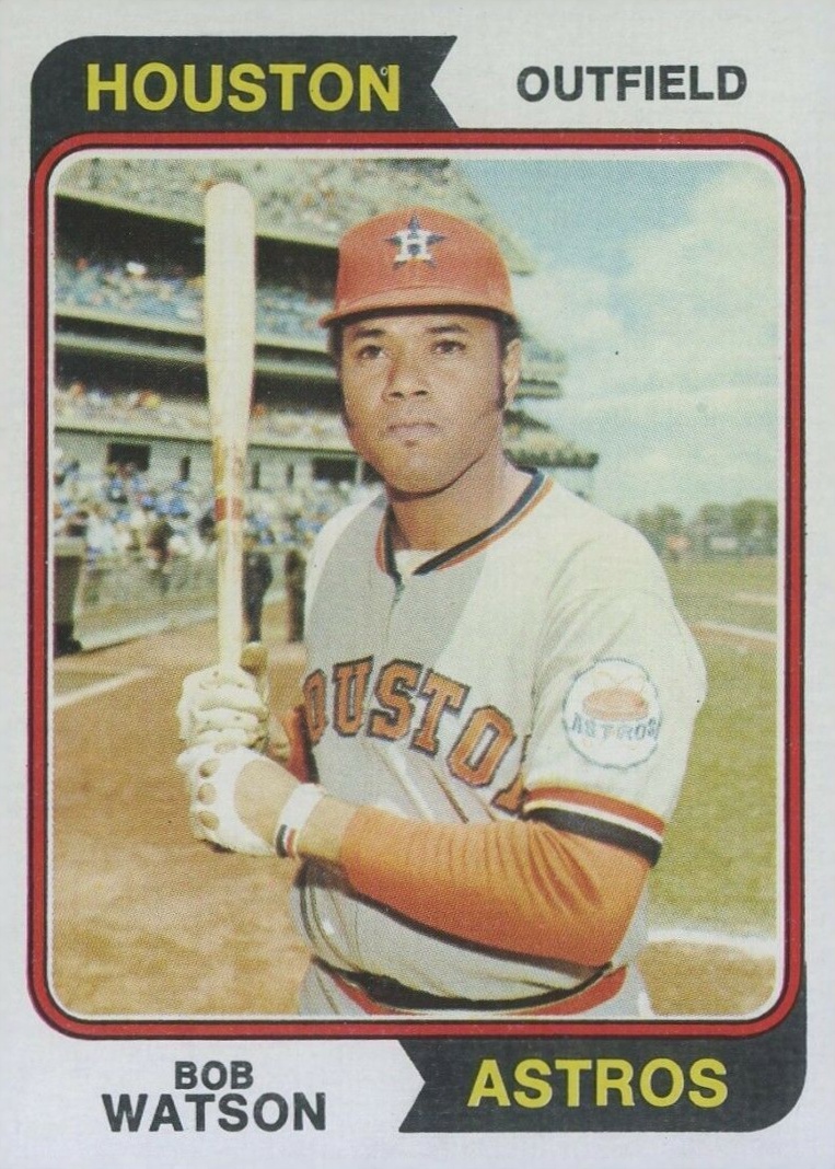 1974 Topps Bob Watson #370 Baseball Card