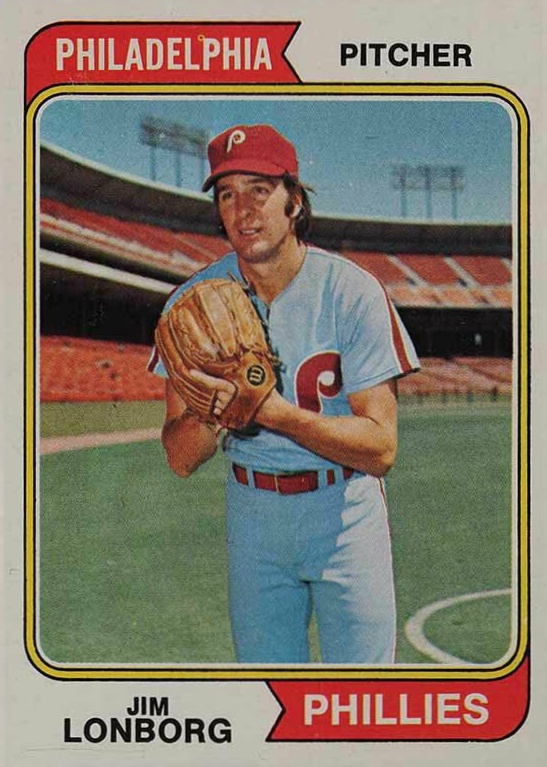 1974 Topps Jim Lonborg #342 Baseball Card
