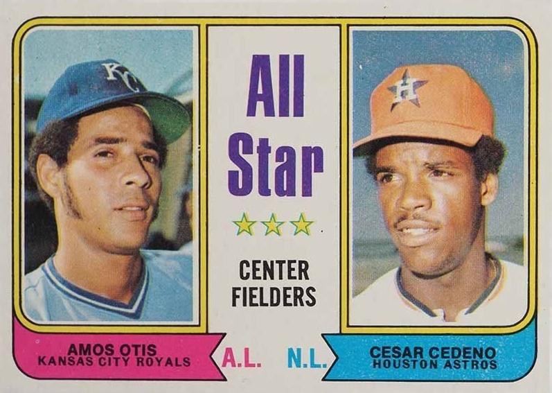 1974 Topps All-star Center Fielders #337 Baseball Card