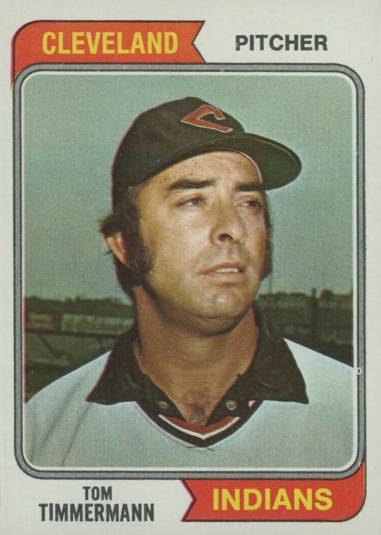 1974 Topps Tom Timmermann #327 Baseball Card