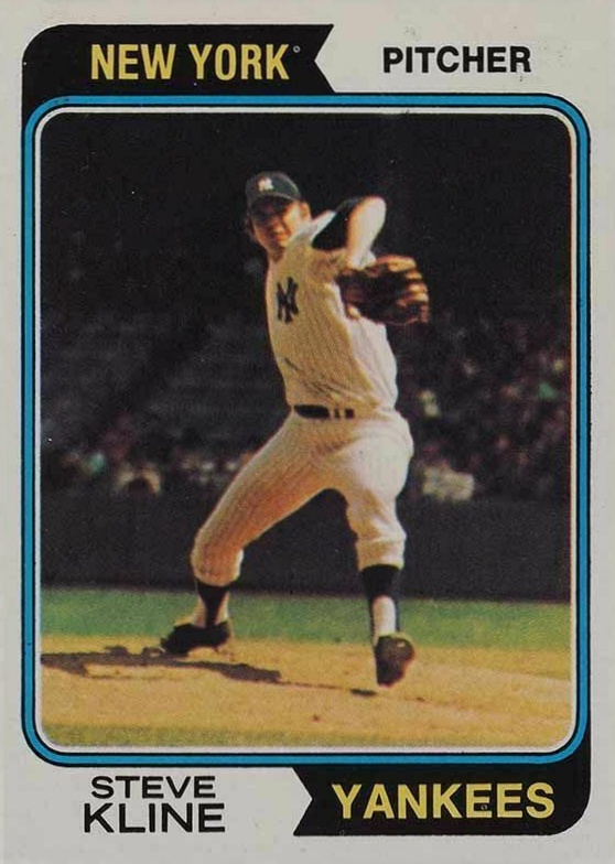 1974 Topps Steve Kline #324 Baseball Card