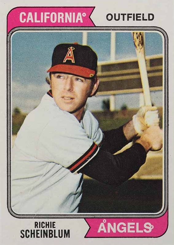 1974 Topps Richie Scheinblum #323 Baseball Card