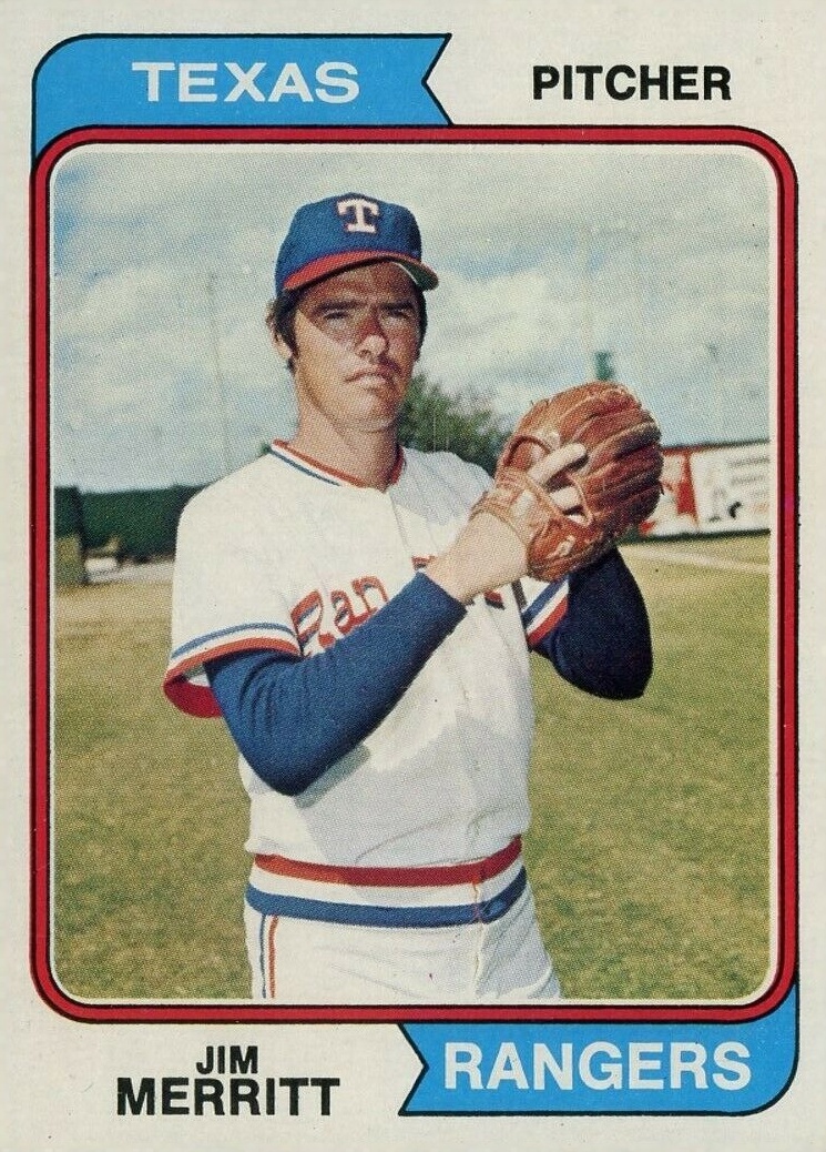 1974 Topps Jim Merritt #318 Baseball Card