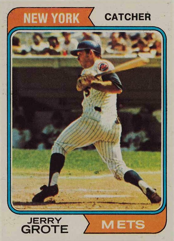 1974 Topps Jerry Grote #311 Baseball Card