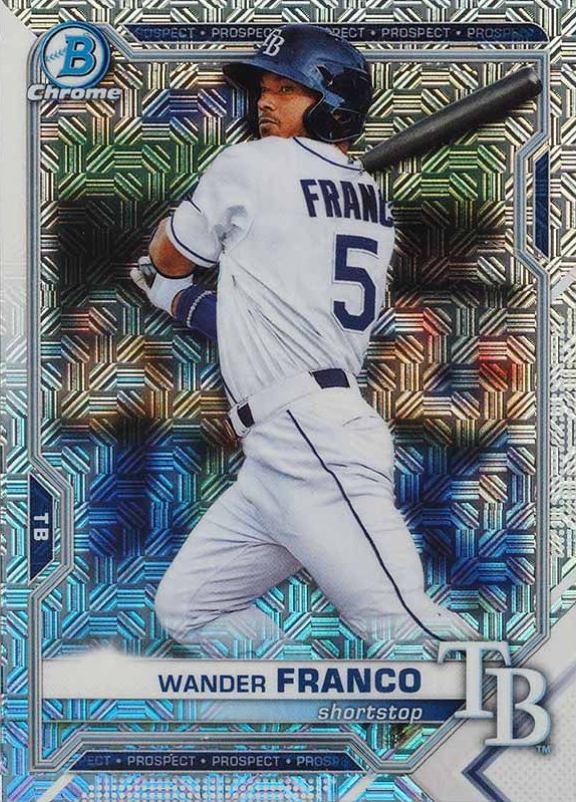 2021 Bowman Mega Box Chrome Wander Franco #BCP57 Baseball Card
