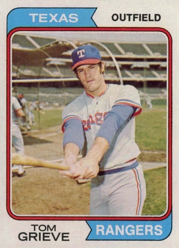 1974 Topps Tom Grieve #268 Baseball Card