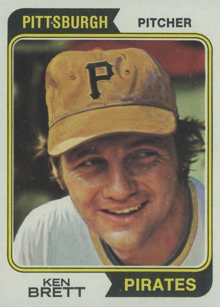 1974 Topps Ken Brett #237 Baseball Card