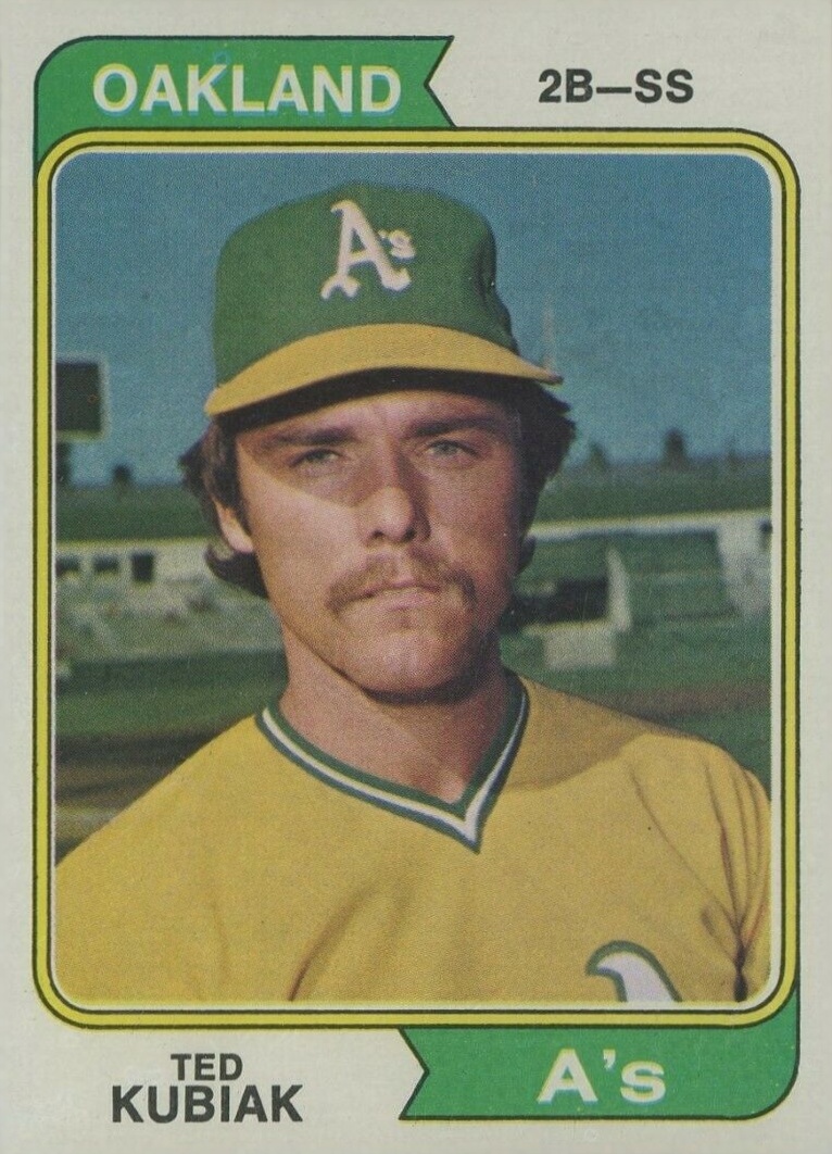 1974 Topps Ted Kubiak #228 Baseball Card