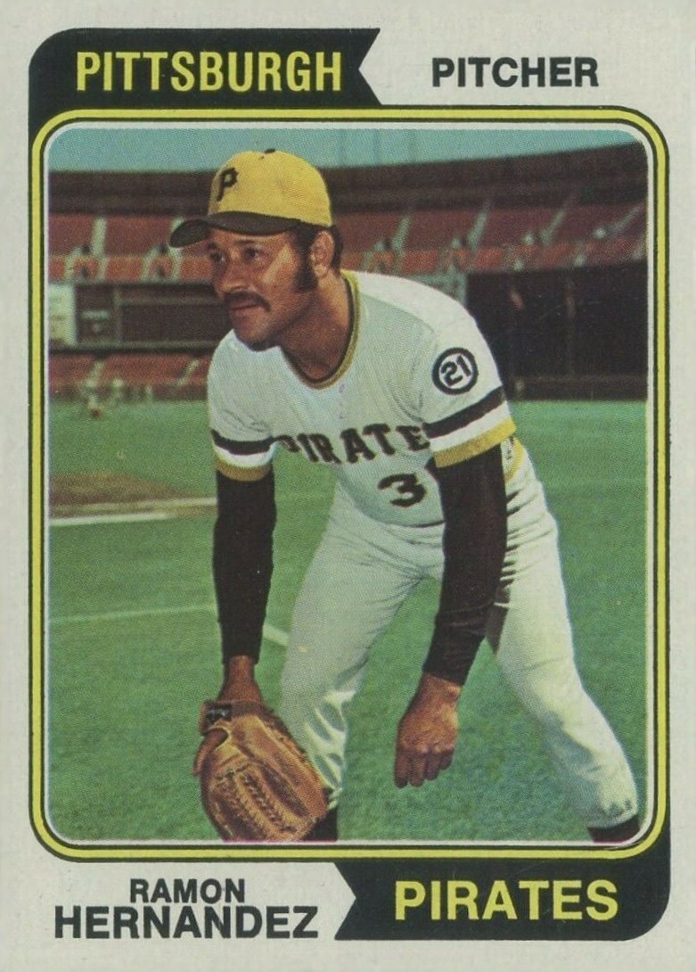 1974 Topps Ramon Hernandez #222 Baseball Card