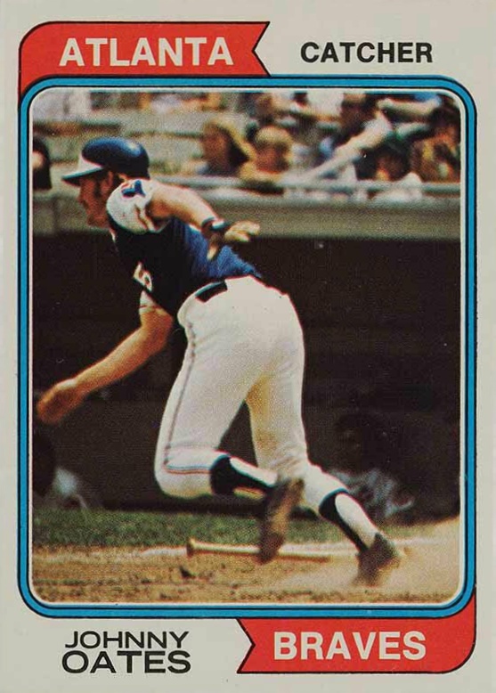 1974 Topps Johnny Oates #183 Baseball Card