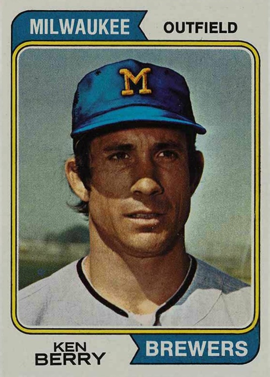 1974 Topps Ken Berry #163 Baseball Card