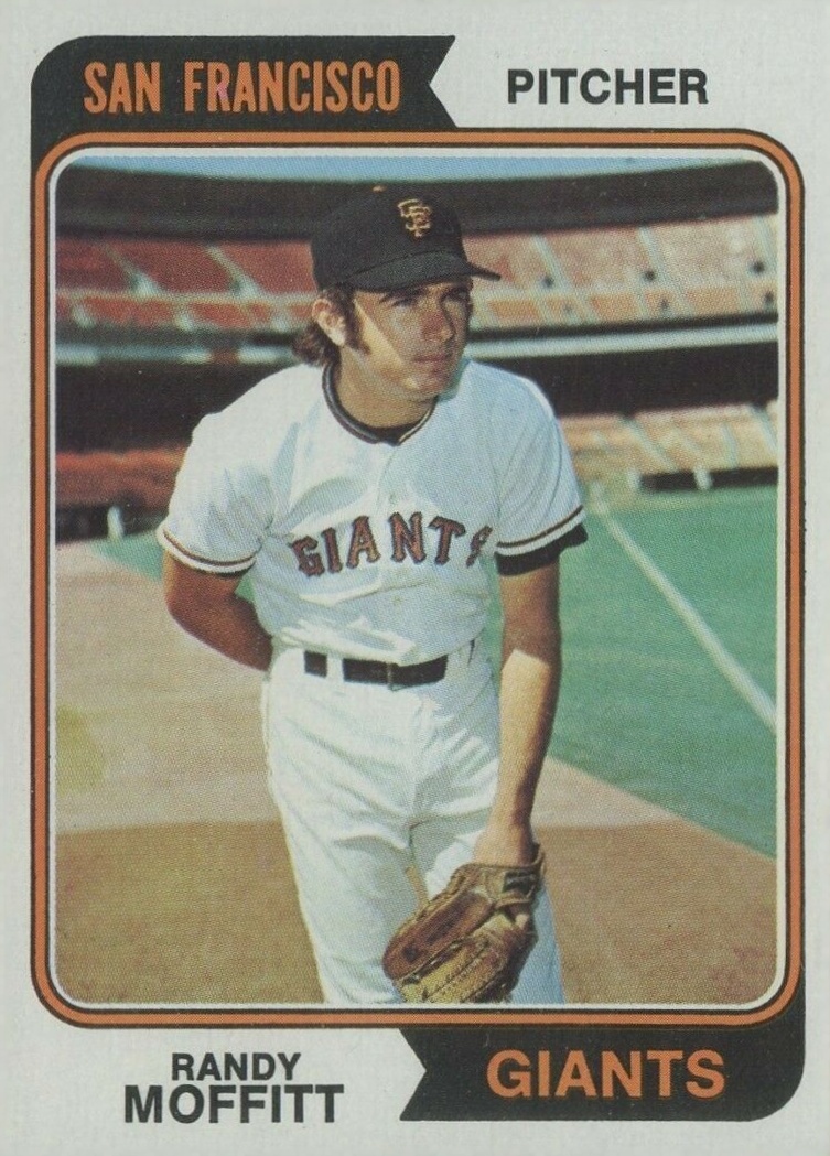 1974 Topps Randy Moffitt #156 Baseball Card