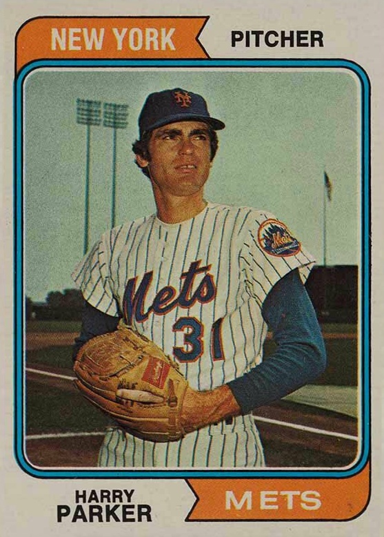 1974 Topps Harry Parker #106 Baseball Card