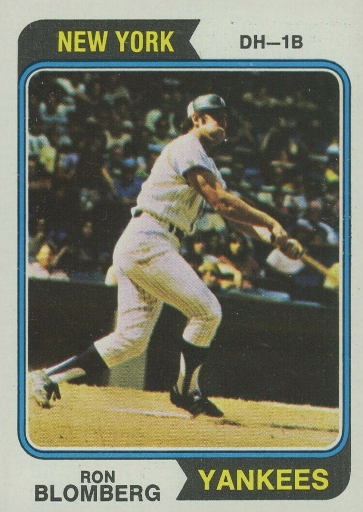 1974 Topps Ron Blomberg #117 Baseball Card