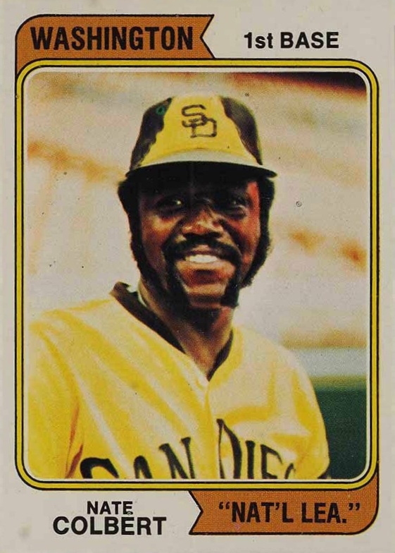 1974 Topps Nate Colbert #125w Baseball Card