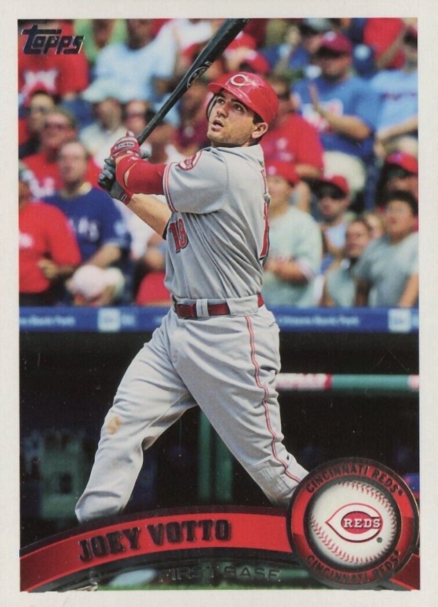 2011 Topps Joey Votto #5 Baseball Card