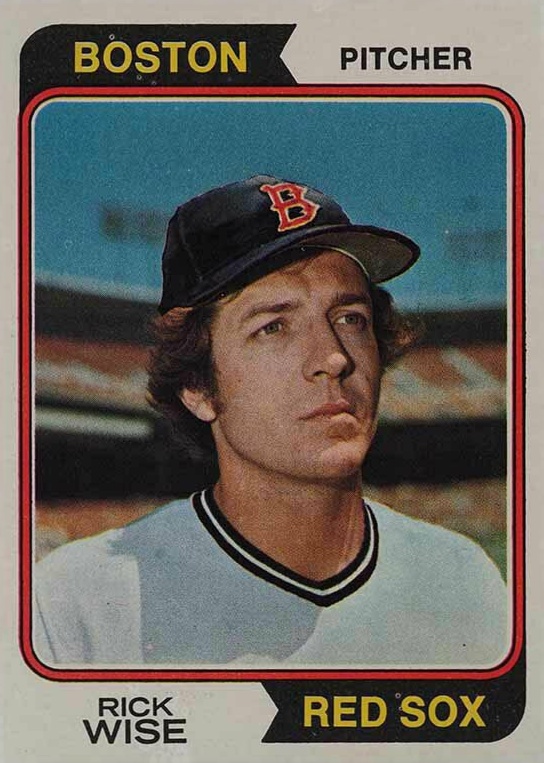 1974 Topps Rick Wise #84 Baseball Card