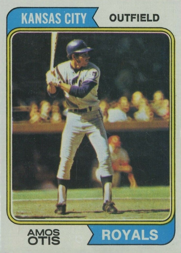 1974 Topps Amos Otis #65 Baseball Card