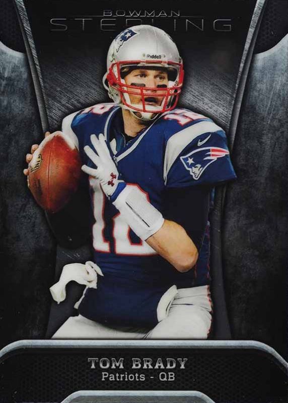 2013 Bowman Sterling Tom Brady #10 Football Card