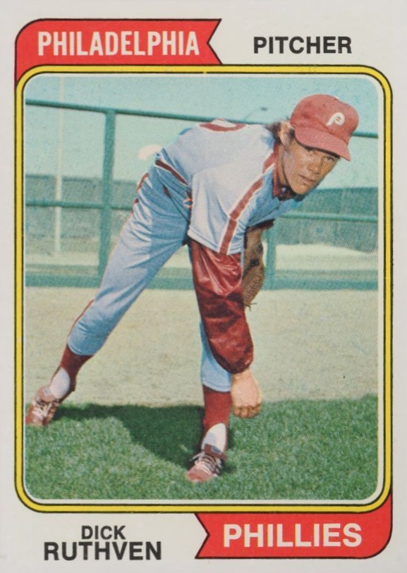 1974 Topps Dick Ruthven #47 Baseball Card