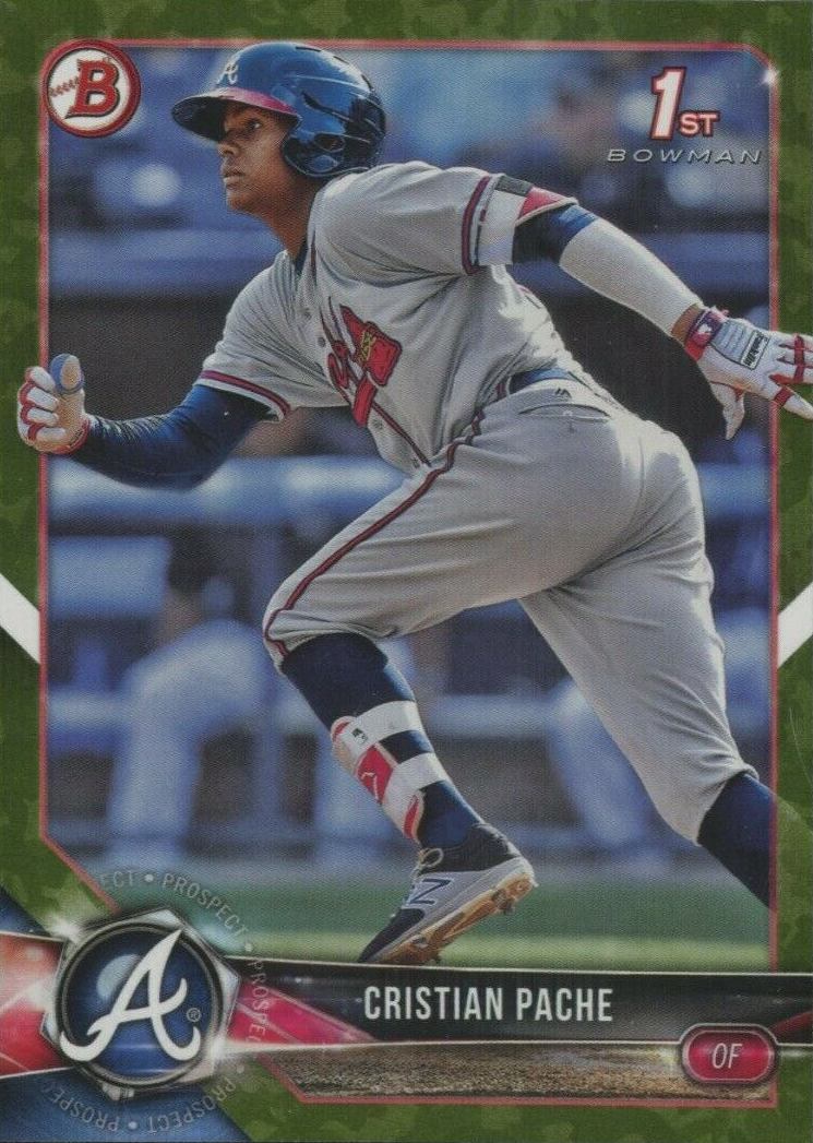 2018 Bowman Paper Prospects Cristian Pache #BP46 Baseball Card