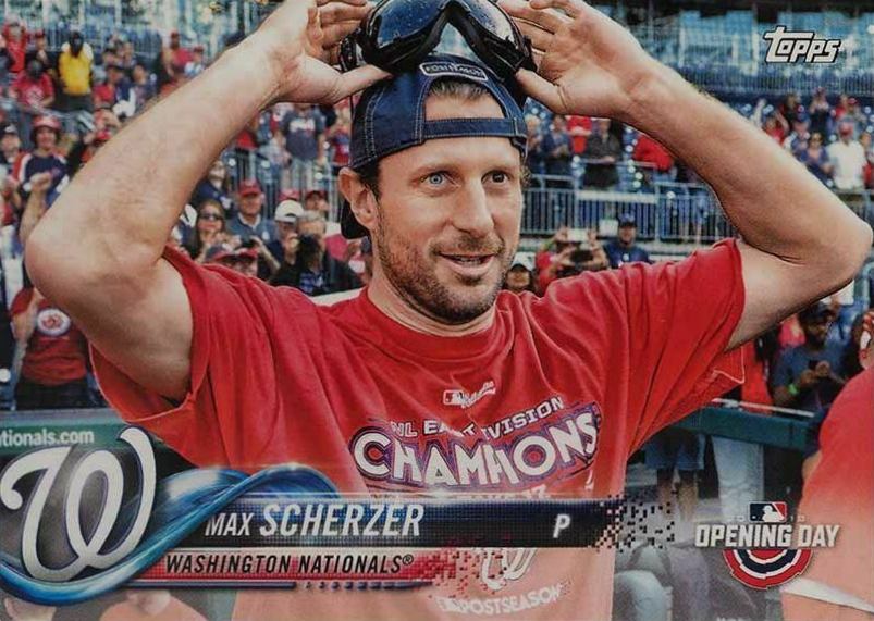 2018 Topps Opening Day Max Scherzer #112 Baseball Card