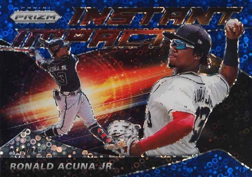 2020 Panini Prizm Instant Impact Ronald Acuna Jr. #II1 Baseball Card