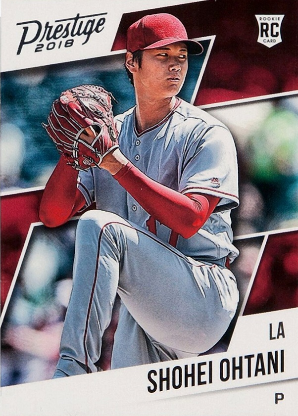 2018 Panini Chronicles Prestige Shohei Ohtani #28 Baseball Card