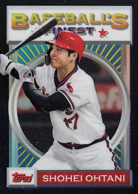 2020 Finest Flashbacks Shohei Ohtani #13 Baseball Card