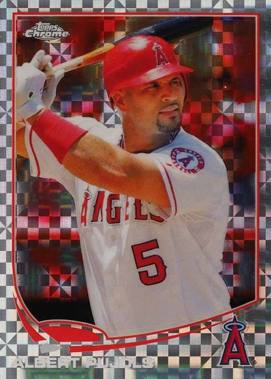 2013 Topps Chrome Albert Pujols #136 Baseball Card