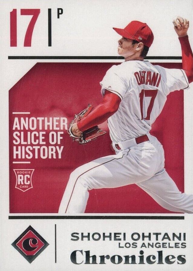 2018 Panini Chronicles Shohei Ohtani #1 Baseball Card