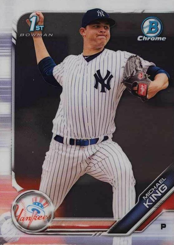 2019 Bowman Chrome Prospects Michael King #BCP162 Baseball Card