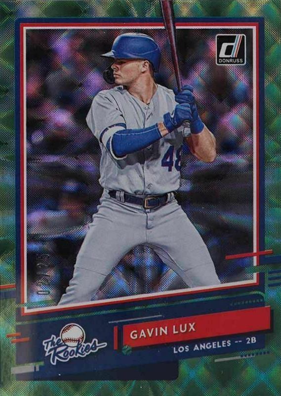 2020 Panini Donruss the Rookies Gavin Lux #R8 Baseball Card