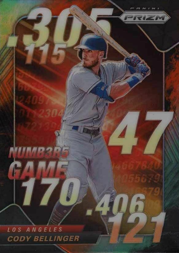 2020 Panini Prizm Numbers Game Cody Bellinger #NG3 Baseball Card