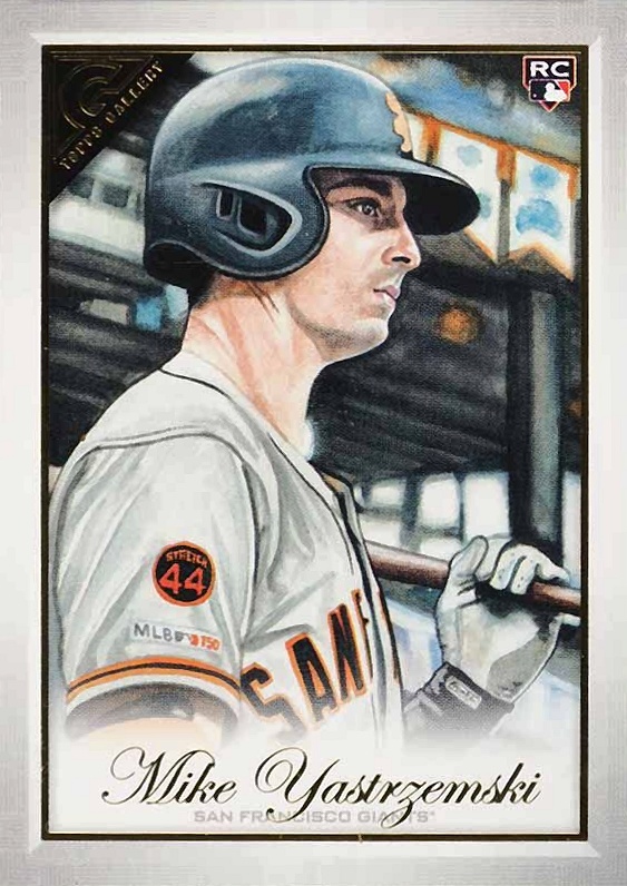 2019 Topps Gallery Mike Yastrzemski #102 Baseball Card