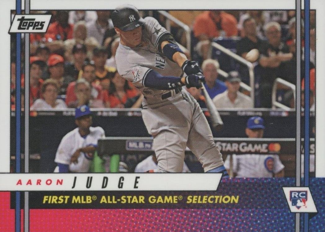 2017 Topps on Demand MLB Rookie Class Roy Award Winner Aaron Judge #J6 Baseball Card