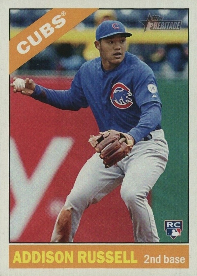 2015 Topps Heritage  Addison Russell #718 Baseball Card