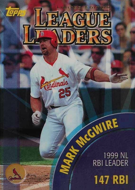2000 Topps Limited Edition Mark McGwire/Manny Ramirez #463 Baseball Card
