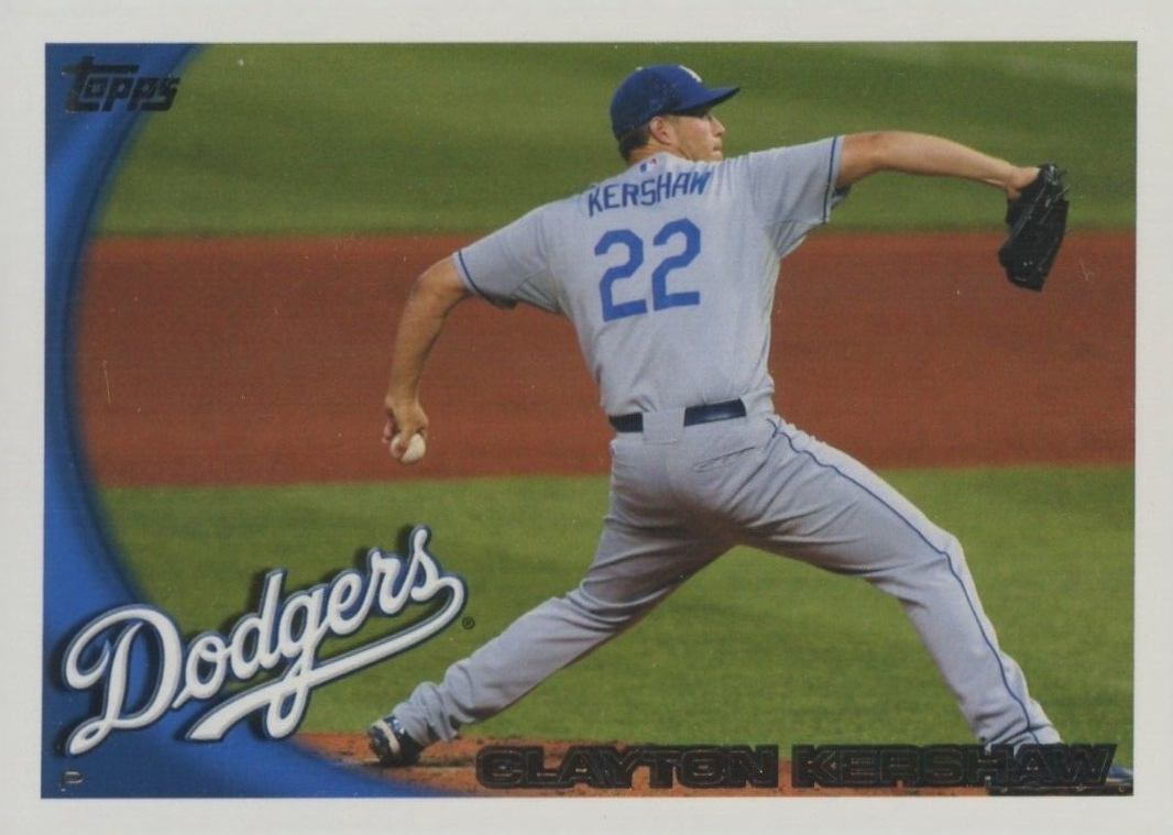 2010 Topps Clayton Kershaw #10 Baseball Card