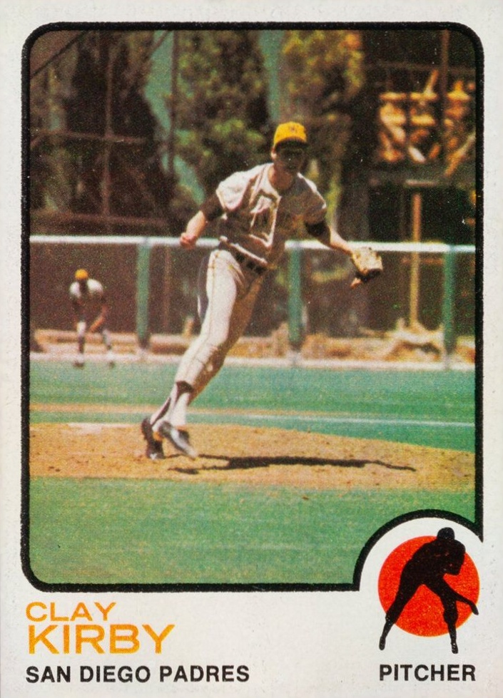1973 Topps Clay Kirby #655 Baseball Card