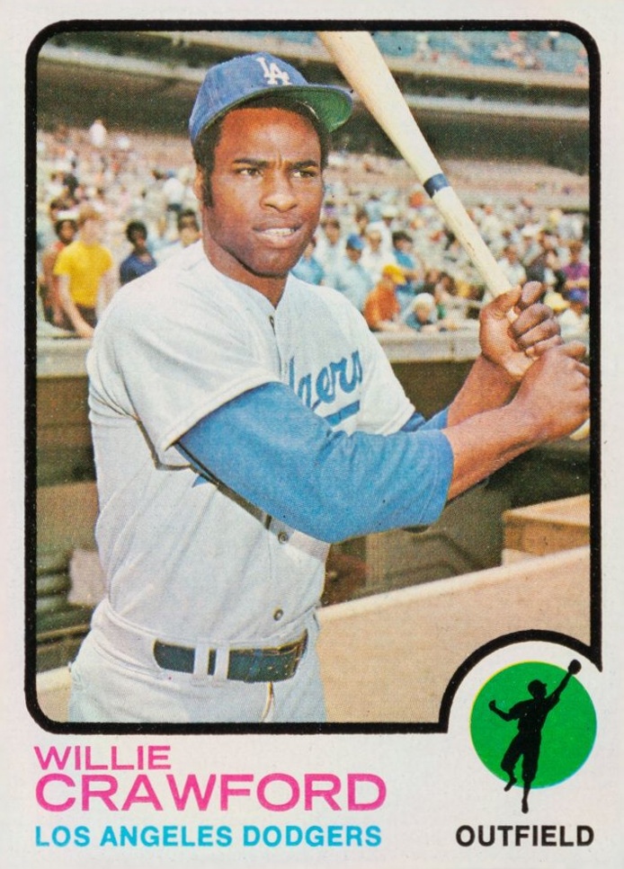 1973 Topps Willie Crawford #639 Baseball Card