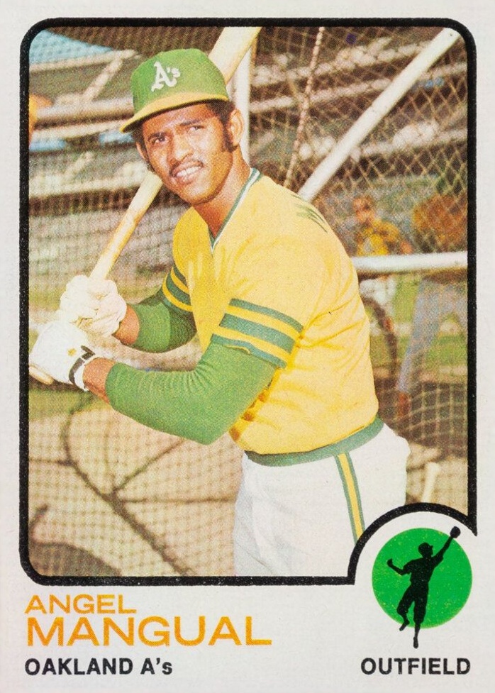 1973 Topps Angel Mangual #625 Baseball Card