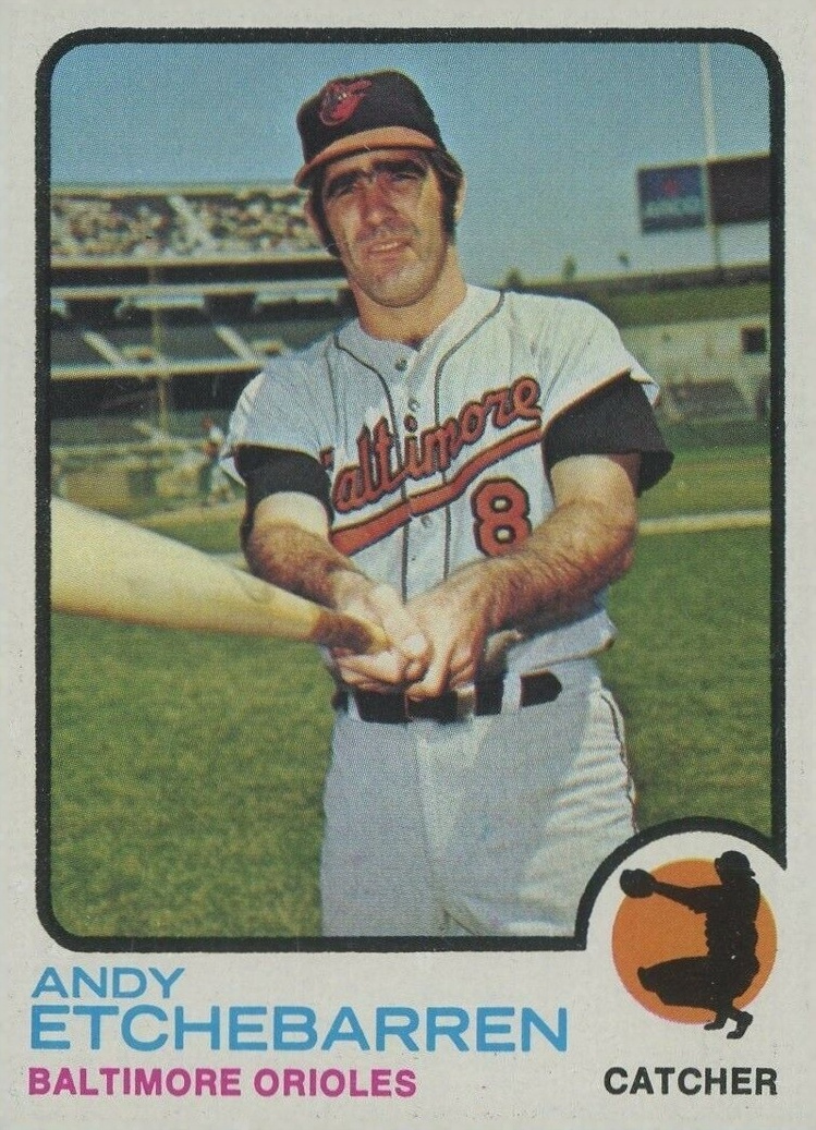 1973 Topps Andy Etchebarren #618 Baseball Card