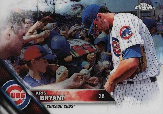 2016 Topps Chrome Kris Bryant #50 Baseball Card