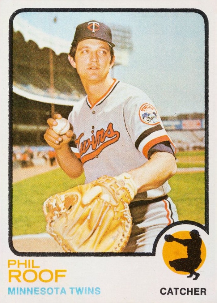 1973 Topps Phil Roof #598 Baseball Card
