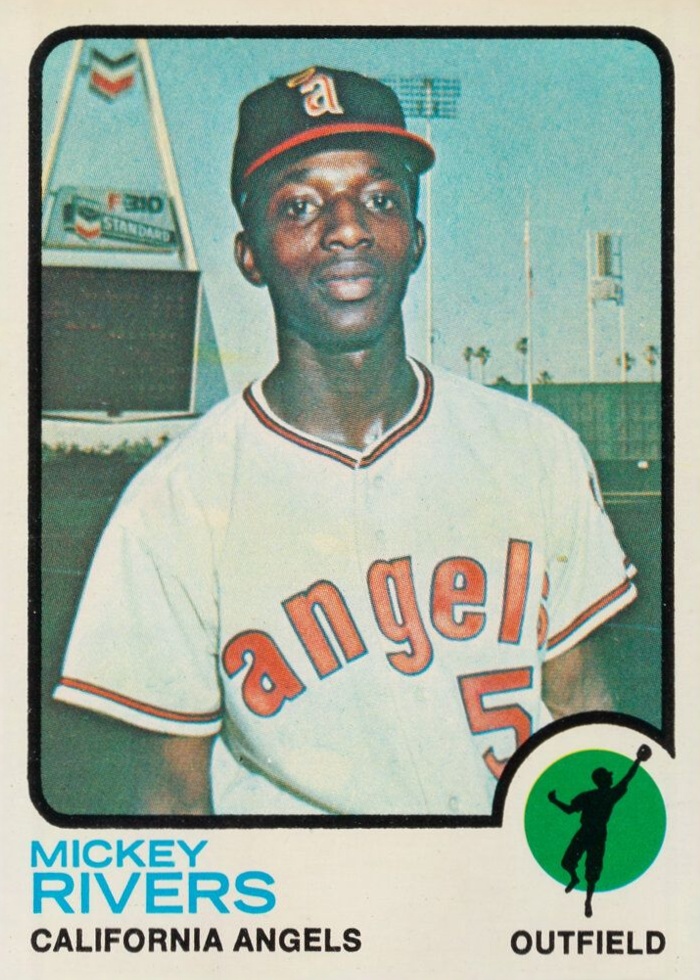 1973 Topps Mickey Rivers #597 Baseball Card