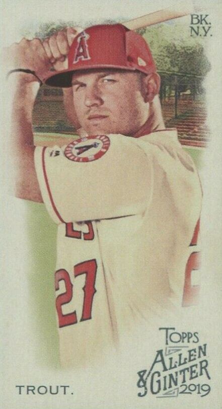 2019 Topps Allen & Ginter Mike Trout #10 Baseball Card
