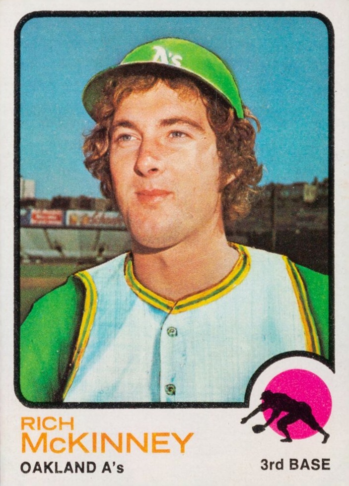 1973 Topps Rich McKinney #587 Baseball Card